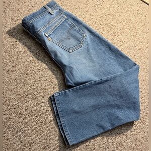 Vintage 80s/90s Levi's Orange Tab Jeans, Straight Leg, W35 L30 — Made in USA.